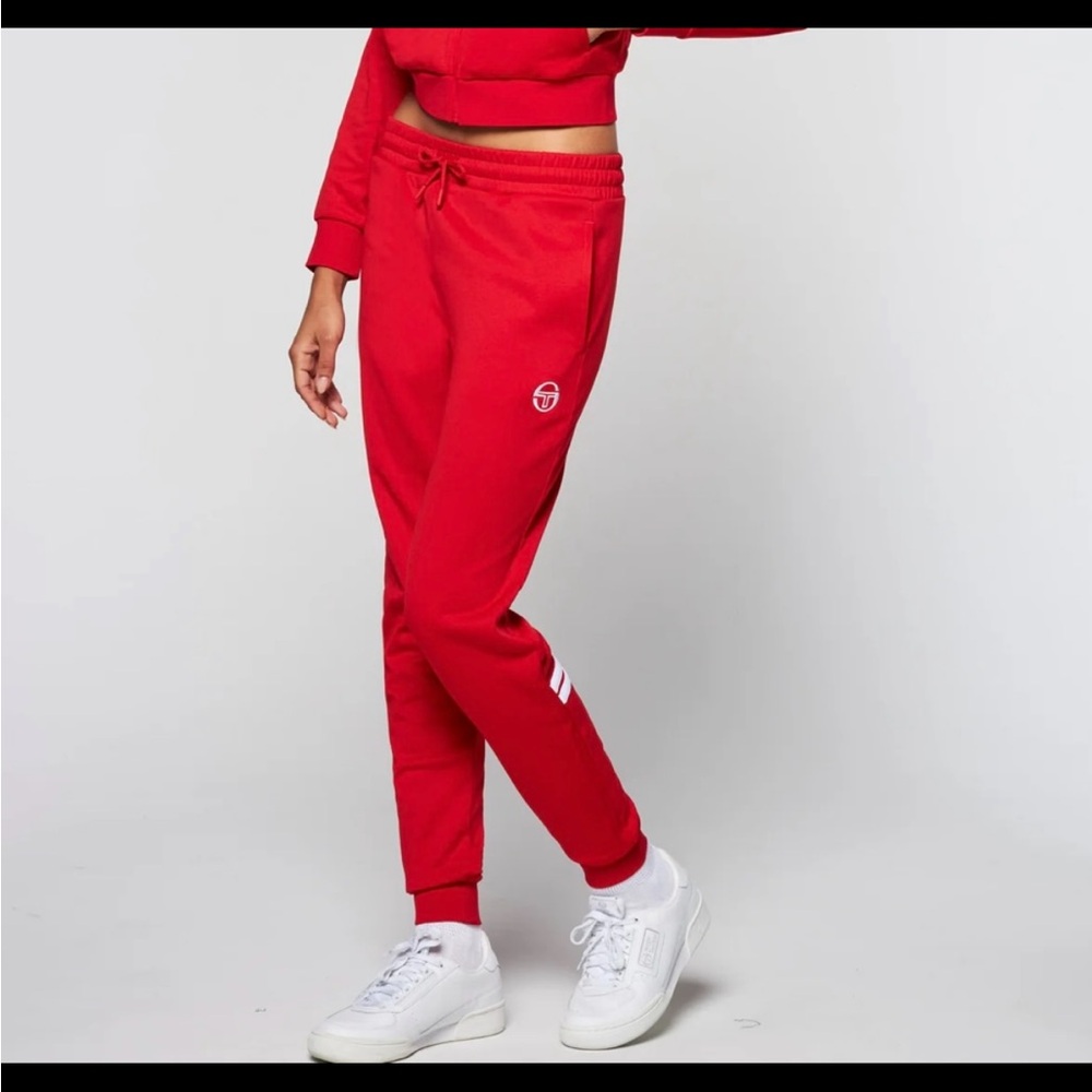 Red miss Dallas Sergio Taccini pants